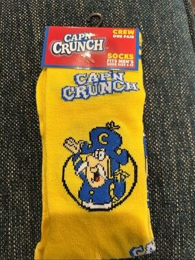 Licensed Yellow Crew Socks - Women's Hosiery